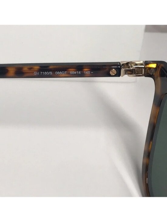 New Authentic Givenchy Tortoise Shell Sunglasses with Green Lenses GV7160/s main image 9